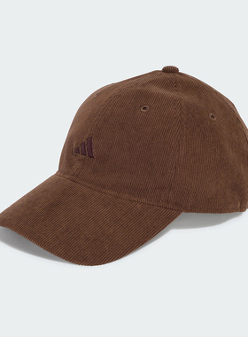 25新款adidas阿迪达斯男女同款灯芯绒运动顶棒球帽鸭舌帽 JY3068