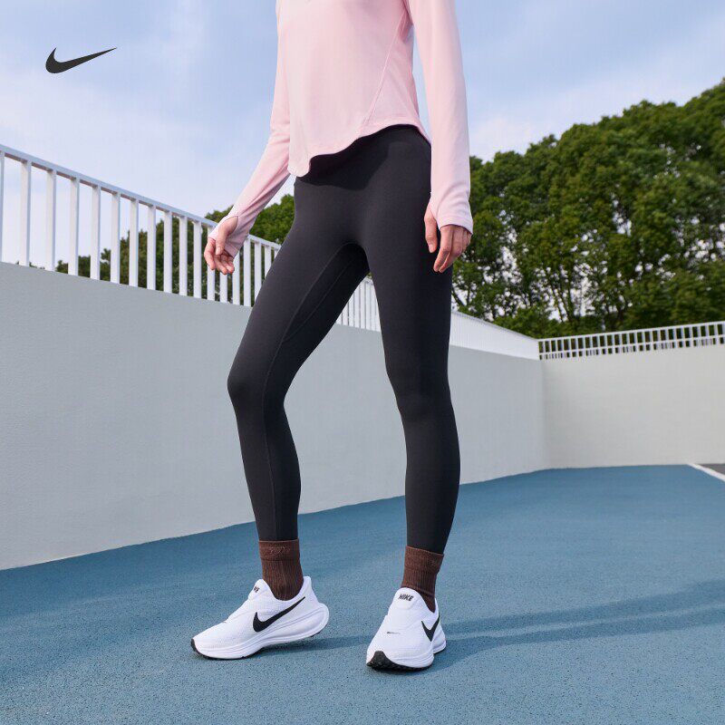 NIKE耐克ZENVY女子26夏季举重高腰柔韧速干训练九分紧身裤II5234