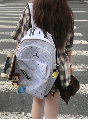 24新款JORDAN耐克AJ双肩包男女满天星休闲包运动包JD2133032GS