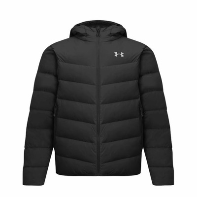 安德玛UA男子连帽运动短款羽绒服