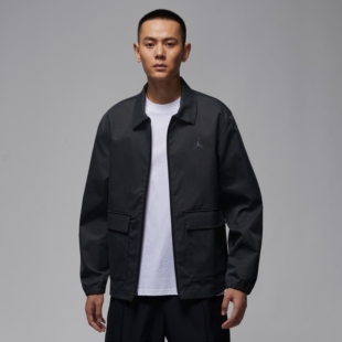 NIKE耐克男子JORDAN 25秋冬休闲翻领巴恩风高尔夫夹克外套HQ8682