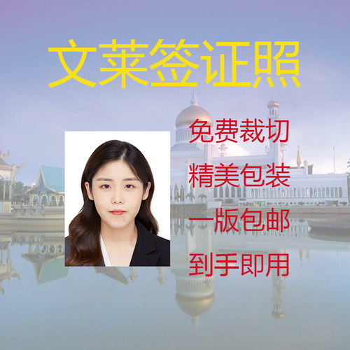 文莱证件照签证照片打印自拍照