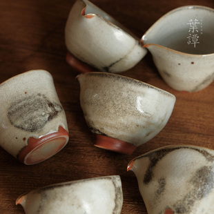 叶谭 桃山房石墨直口公杯 雷杰个人手作公道杯匀杯一物一拍