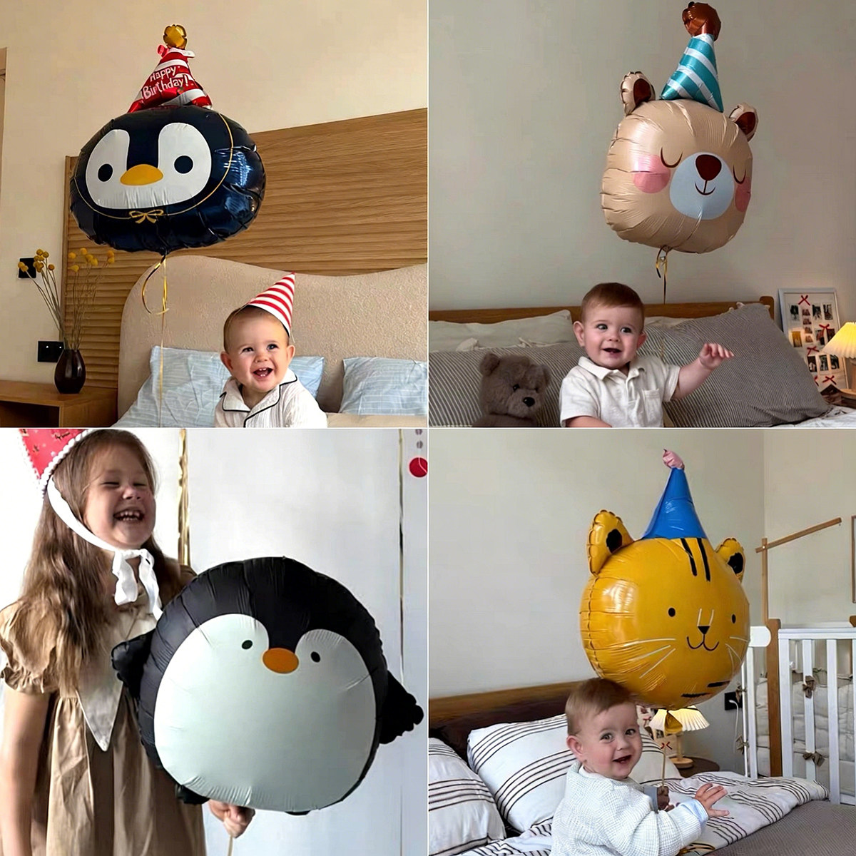 生日帽动物卡通铝膜气球宝宝早教玩具车挂饰周岁布置抓周拍照道具,节庆用品/礼品,气球,淘宝优惠券,粉丝福利购,淘宝优惠卷