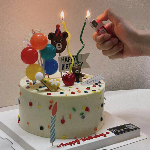派对生日蜡烛插件蛋糕