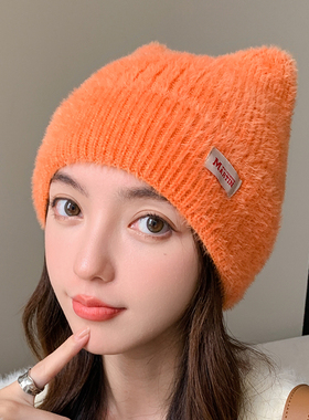 套头帽户外可爱女秋冬季保暖帽