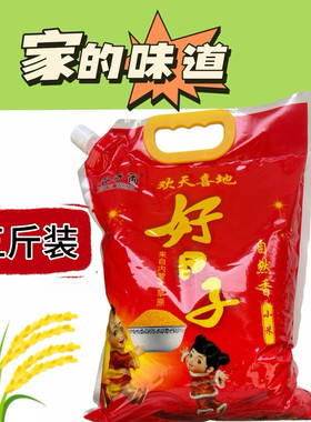 25年内蒙古正宗赤峰好日子新小米月子谷子翁熬粥煮粥黄小米5斤装
