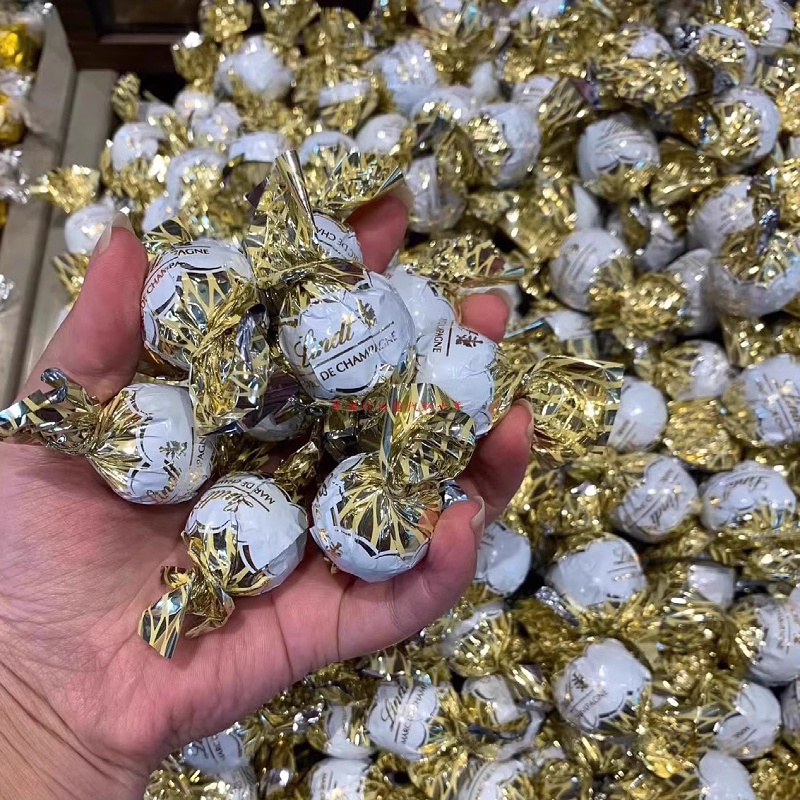 梦澜坊法国代购瑞士莲软心香槟酒心牛奶巧克力