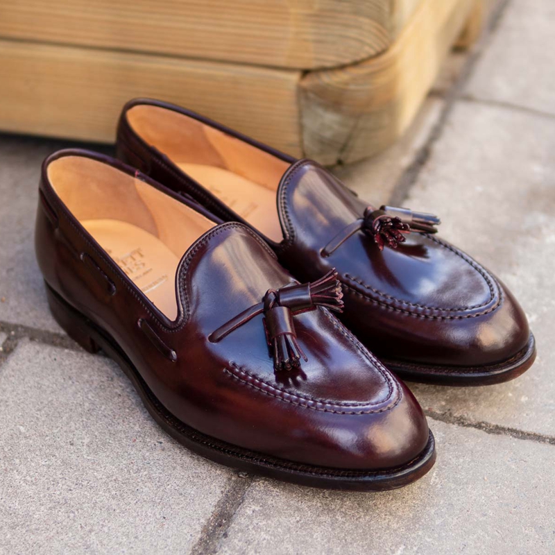 男士手工皮鞋马臀皮乐福鞋欧美