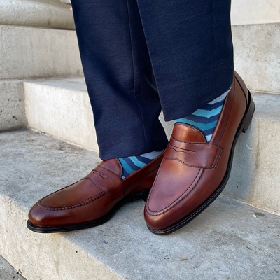 LOAKE 1880 Hornbeam_F 英国名鞋男士经典手休闲工固特异乐福皮鞋