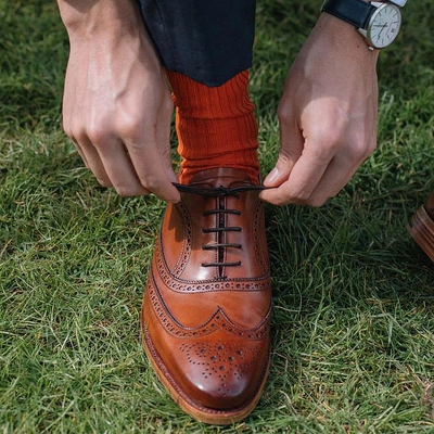 Barker新款英国男士手工2色名鞋