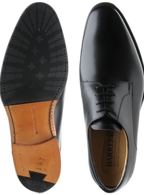 Barker Ellon_G 英国名鞋 男士手工固特异经典舒适德比皮鞋 4色