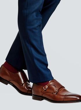 LOAKE Cannon_F 1880 英国名鞋 男士手工固特异双扣孟克皮鞋 3色