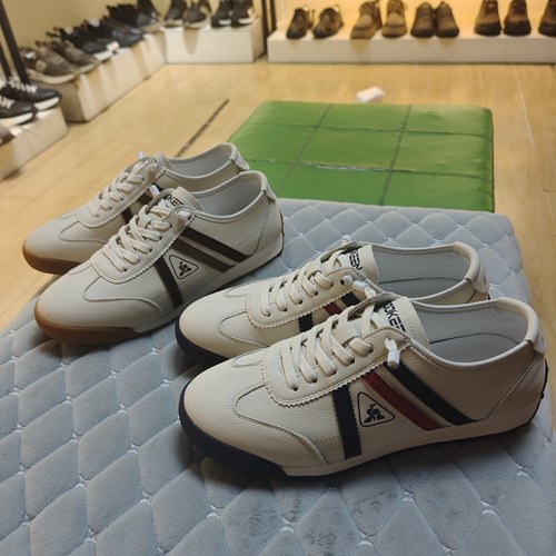 实体店女鞋2026春秋季德训鞋运动休闲小白鞋拼色系带Y3板鞋6803