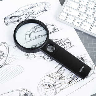 9092放大镜高清手持式 3倍带辅助镜9094老人阅读科学课学生用