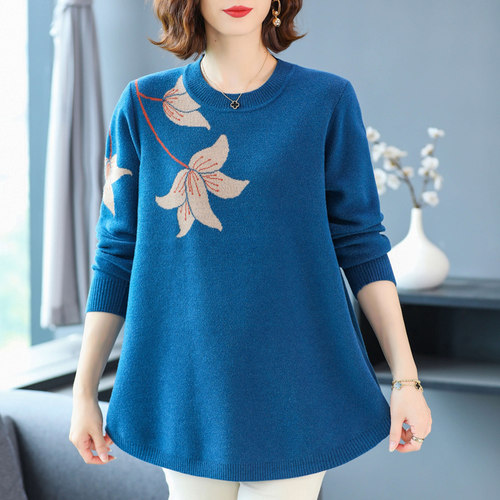 不起球不褪色A版洋气遮肚针织衫