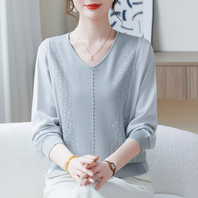 宽松显瘦洋气减龄针织衫送运险