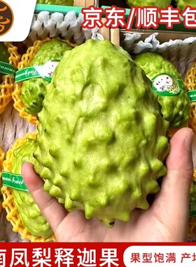 海南三亚产大目牛奶凤梨释迦果新鲜水果礼盒装送礼顺丰大果