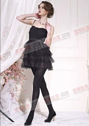 显瘦提花网红ins潮女袜连裤丝袜