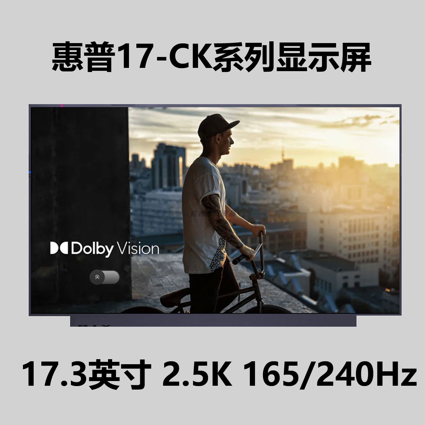 惠普17.3英寸笔记本电竞屏幕液晶