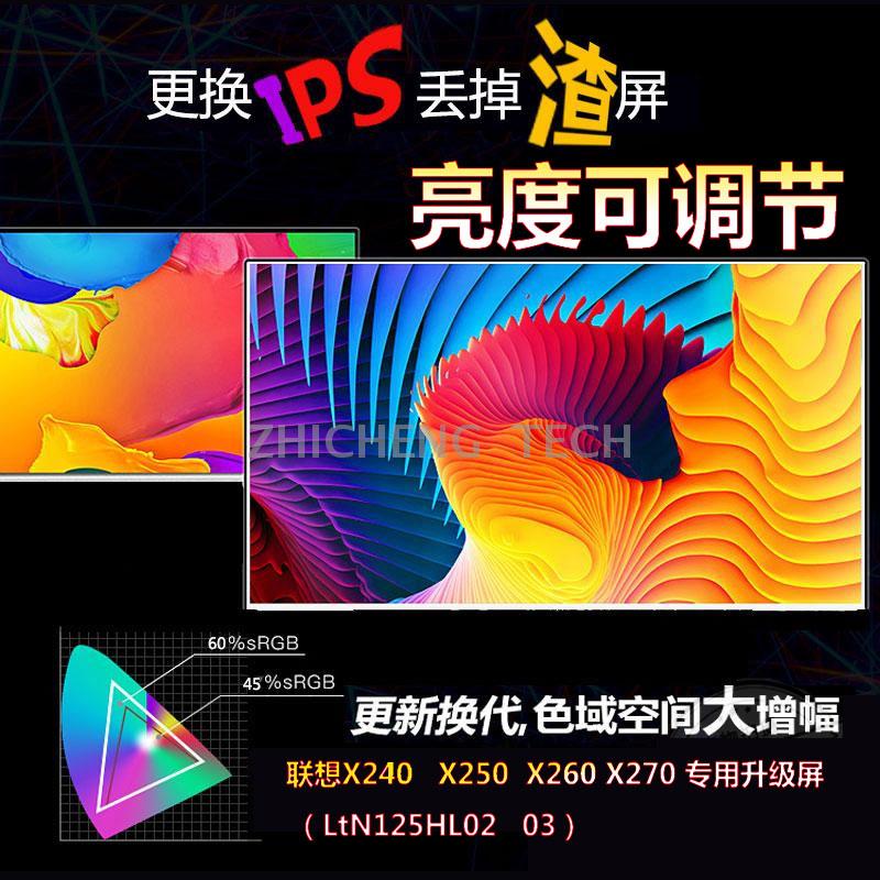 联想笔记本电脑液晶屏显示屏12.5