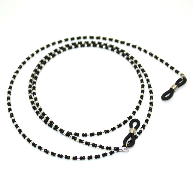 眼镜链小珠玻璃质感不易碎