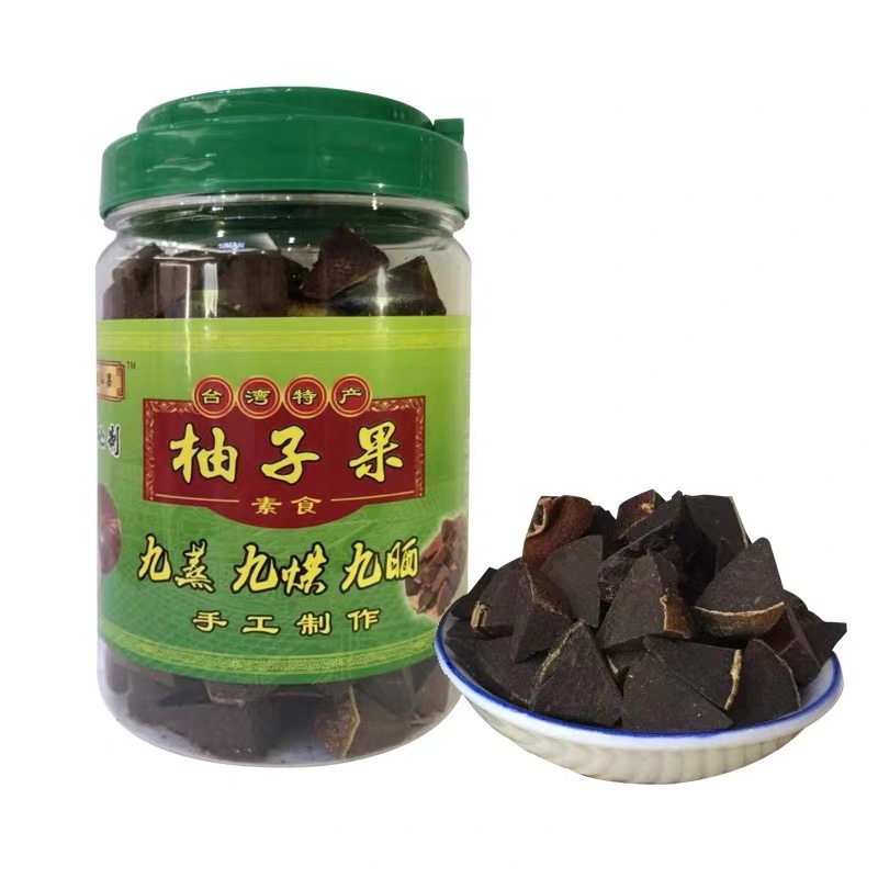 华羽神农白柚参八仙果柚子参黑果主播爽声单罐装450克