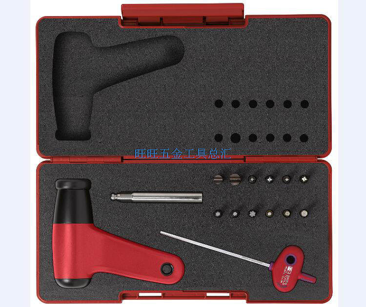 进口瑞士PB 数码可调节扭矩手柄及批头组合套装 PB 8325.Set B1