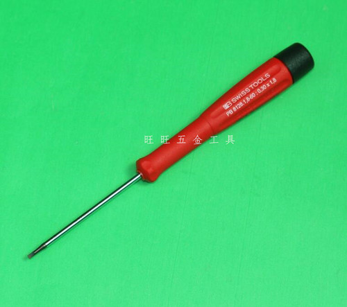 进口瑞士PB SWISS TOOLS 带旋转盖电子一字螺丝刀 PB 8128.1.8-60