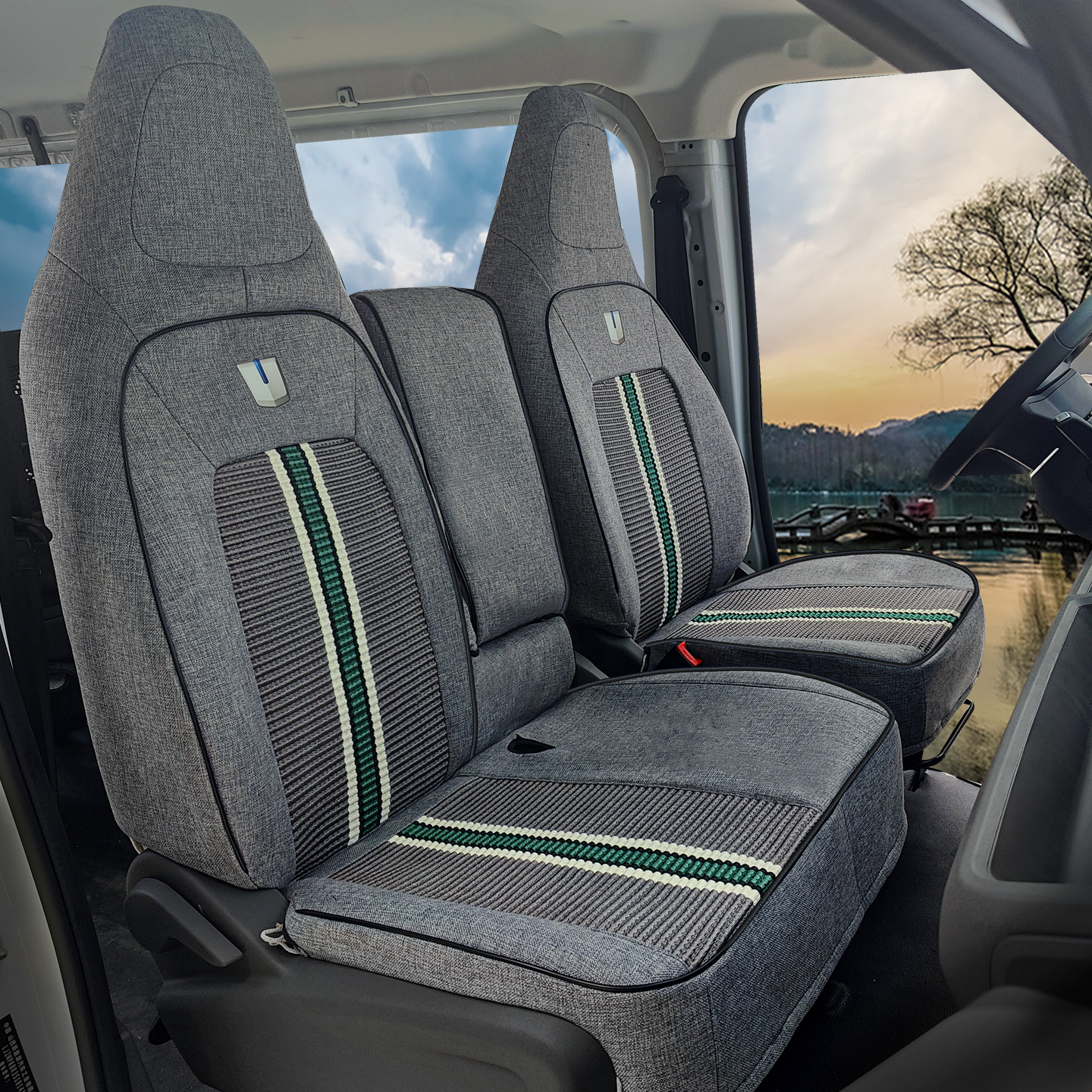 远程星享V7E电动封闭厢货座椅套