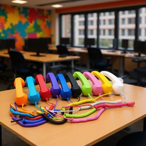 NFXSL复古手机话筒电话听筒耳机