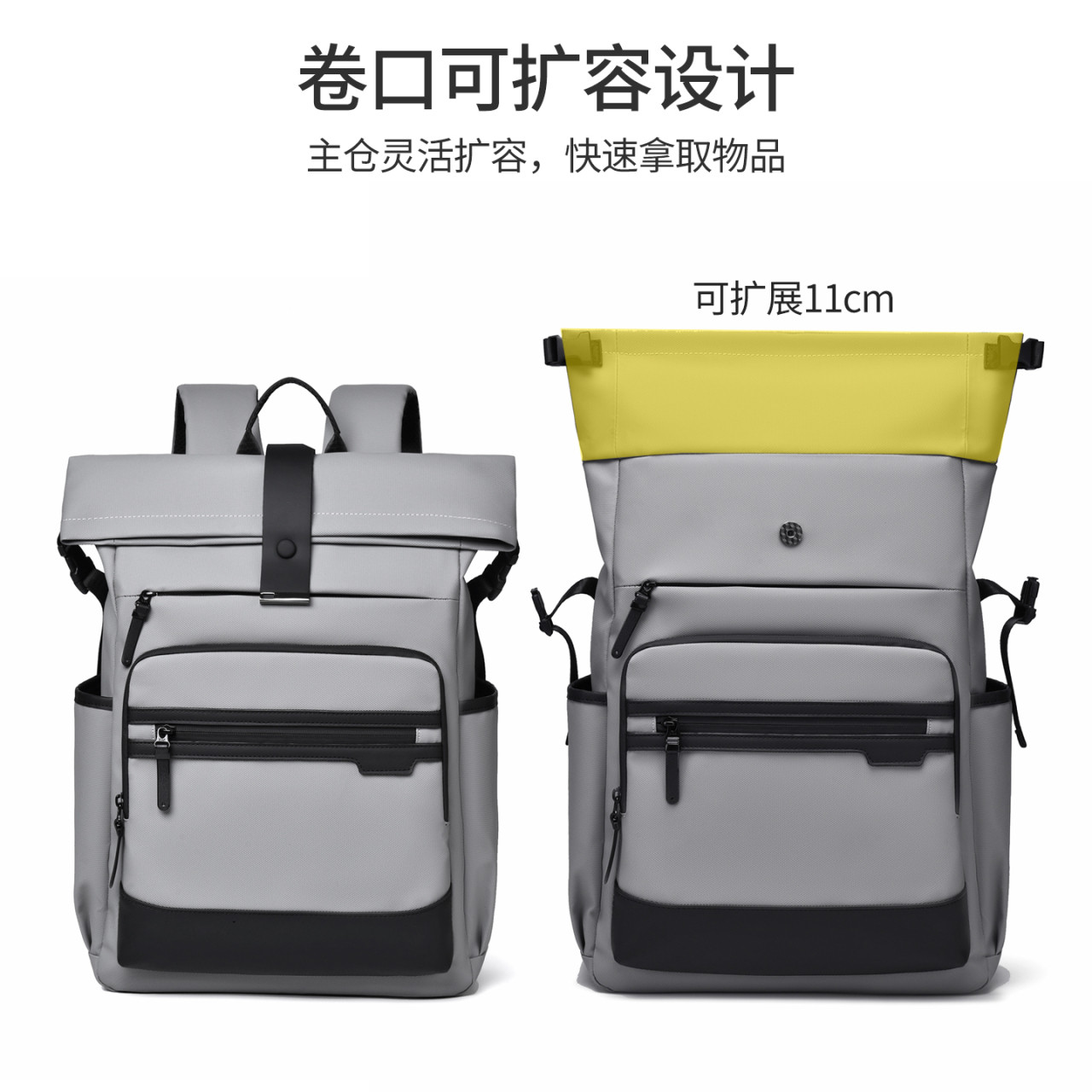 牛津布耐磨防水大容量双肩包图片