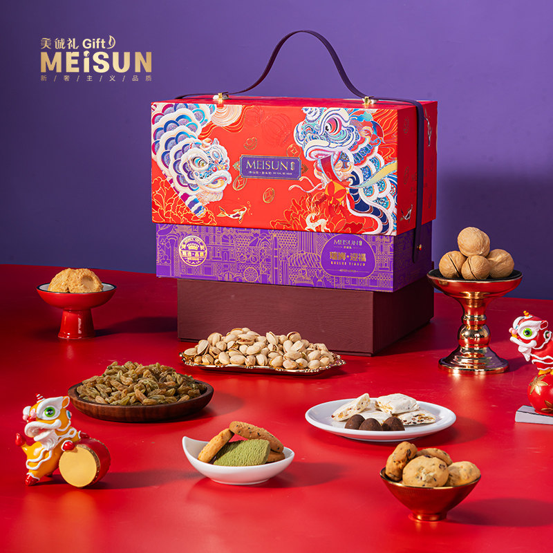 【美诚瑞狮迎福礼盒1095克】高端礼品礼盒春节送礼佳品,零食/坚果/特产,糕点礼盒/伴手礼,淘宝优惠券,粉丝福利购,淘宝优惠卷