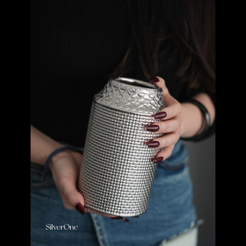 精致手工艺品陶瓷花瓶SilverOne