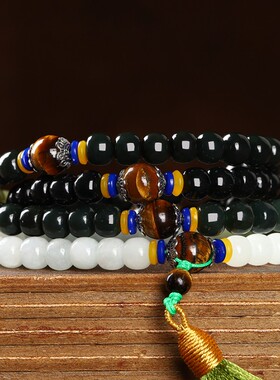 和田玉项链青玉玉手链男士珠宝