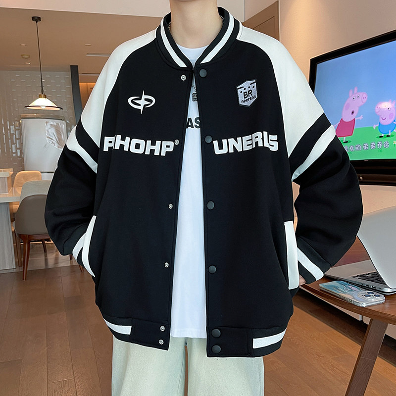 春秋季外套男孩棒球服大童夹克潮