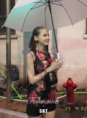 SNT【玫瑰故事】桑蚕丝印花剪花（48小时退换） 两穿无袖衬衣