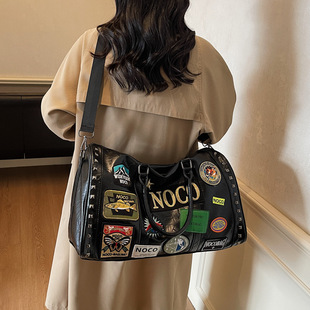 2026新款潮牌大容量旅行包男款时尚手提行李包女短途出差旅游收纳