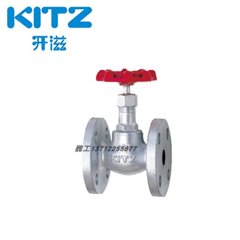 KITZ日本北泽开滋蒸汽截止阀10sjbf法兰调节阀高温手动控制阀DN25