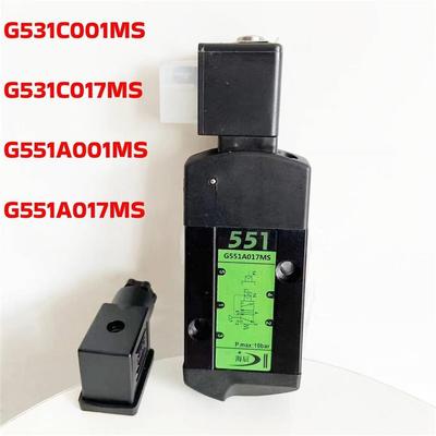 SCG551A001MS电磁阀G531C001MS二位五通气动换向阀SCG531C017MS