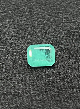 带纹絮长方倒角拼接宝石玻璃裸石薄荷绿仿钻首饰diy镶嵌厂家直销