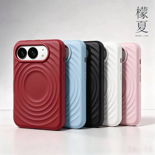 檬夏适用iPhone Duo华为PuraXmax手机壳X7X6液态硅胶防摔典藏版软胶支架高级感轻奢折叠手机壳轻薄小众纯色