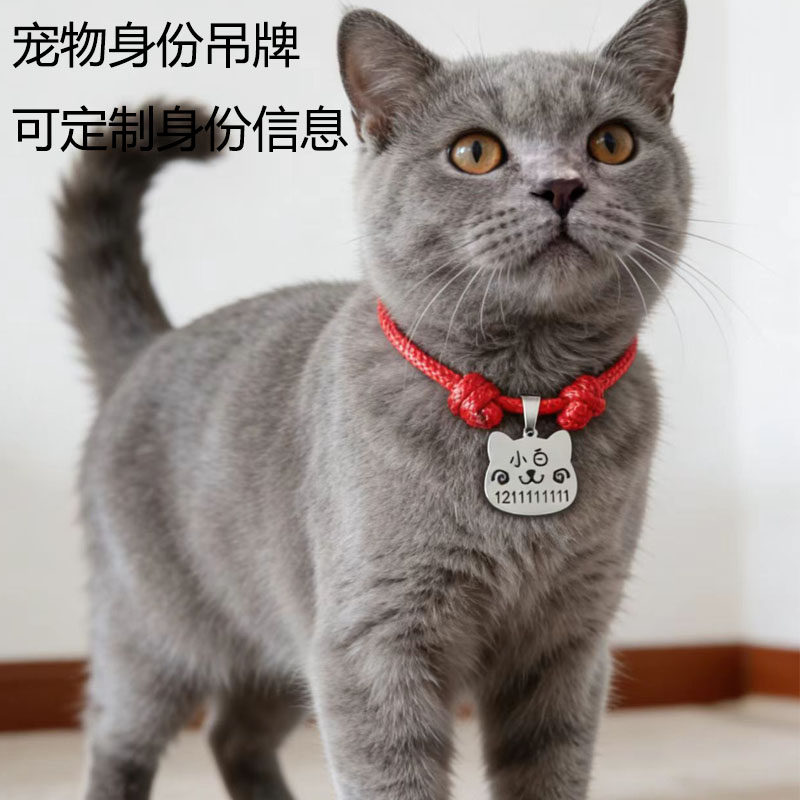 特价激光定制猫狗身份宠物吊牌不锈钢免费刻字幼猫幼犬泰迪蓝猫