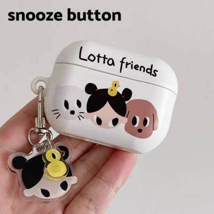 新款插画Lotta洛塔airpods4保护套airpod3适用苹果pro耳机壳二代无线蓝牙1第三代aipods2代airpodpro五代四代