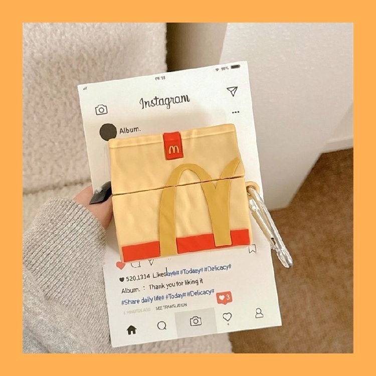 卡通可爱适用airpods 4保护套四代保护壳airpodPro3苹果耳机套2代