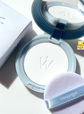 日本Wonjungyo/平井桃蜜粉饼101/02紫色定妆持久控油遮瑕隐形毛孔