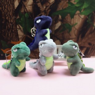 可爱恐龙挂件毛绒书包小公仔钥匙扣霸王龙潮包包挂饰男女背包玩偶