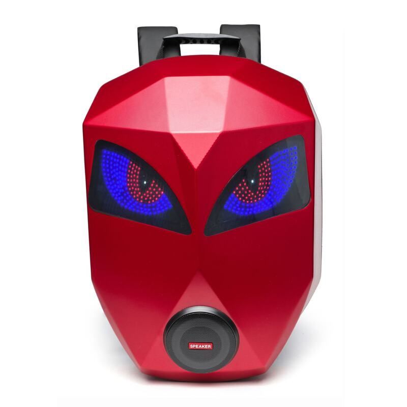 主背包骑行音箱AP侠钢铁PC外壳