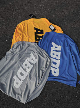 ABDP美式运动长袖休闲篮球圆领宽松舒适投篮服长袖T恤跑步热身服