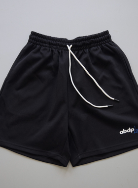 ABDP美式休闲运动短裤不过膝针织棉质印花宽松街头健身篮球300g
